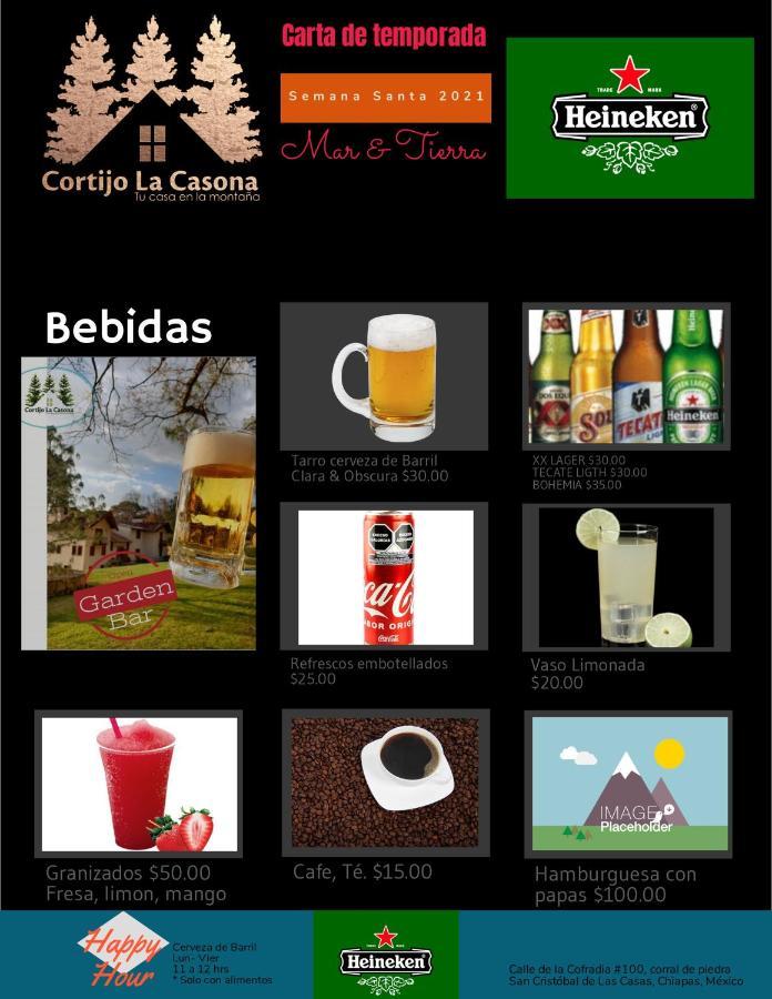 Cortijo La Casona & Bungalow Al Pie De La Montana San Cristobal de las Casas Luaran gambar